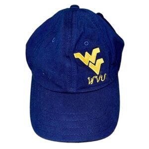 Nike WVU Hat Navy Heritage86 Strapback West Virginia Mountaineers Adjustable Cap